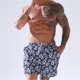 thumbnail image 4 of Pantalones de playa transpirables de secado rápido para hombre, pantalones cortos holgados informales de cinco puntos de talla grande, pantalones grandes estampados Pompotops  qyievc7154, 4 of 9