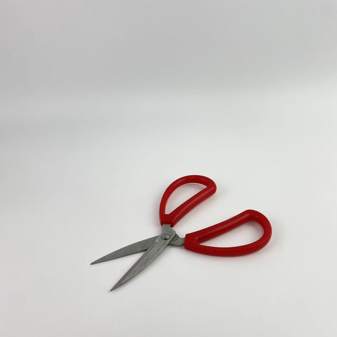 ZISIAFU Scissors,Multi-Purpose Perfect for Cutting Stainless Steel Sharp Scissors with Red Handle for Home Use Arts Crafts