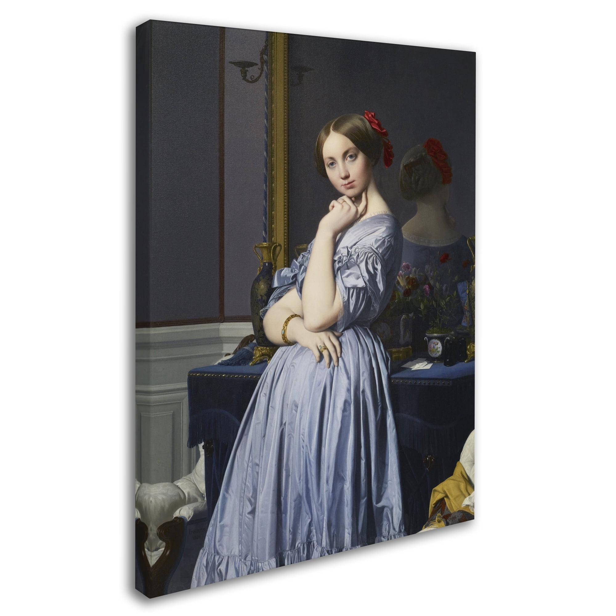 Ingres 'Comtesse De Haussonville' Canvas Art