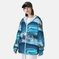 thumbnail image 5 of Kll Mountain Cottage In Snow Print Men'S Women’s Upf 50+ Sun Protection Outdoor Hoodie Jacket Long Sleeve Fishing Hiking Performance Shirt- Large, 5 of 8