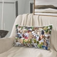 thumbnail image 5 of Uemuo pets and birds Collage Print Throw Pillow Case – Cozy & Soft Cushion Cover, Hypoallergenic Pillow Case for Sleeping, Perfect for Women with Envelope Closure-14"x20", 5 of 6