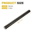 thumbnail image 2 of 1 Set Carbon Fiber Vinyl Wrap 11.81" x 5ft Self-Adhesive Car Sticker Waterproof Wrap Roll for DIY Decor Automotive Exterior Interior Protection with Scraper Tool, Black Golden, 2 of 7