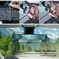 thumbnail image 5 of Wide-Angle Rear View Mirror - Fog-Resistant, Curved Glass for Enhanced Visibility, Premium Interior Car Accessory, 5 of 9