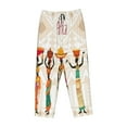thumbnail image 4 of Kll Womens Black African Woman Print Pajama Pants Soft Pajama Bottoms For Women Cozy Lounge Pants, 4 of 9