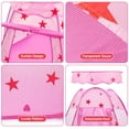 thumbnail image 5 of Kids Play Tent Pop Up Tent for Girls Princess Princess Castle Large Playhouse Indoor Outdoor Foldable popup Dream CastleTent Gift for 5 6 7 8 Girls, 5 of 8