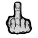 thumbnail image 1 of Parche Diseño Fuck Finger (Negro), 1 of 2