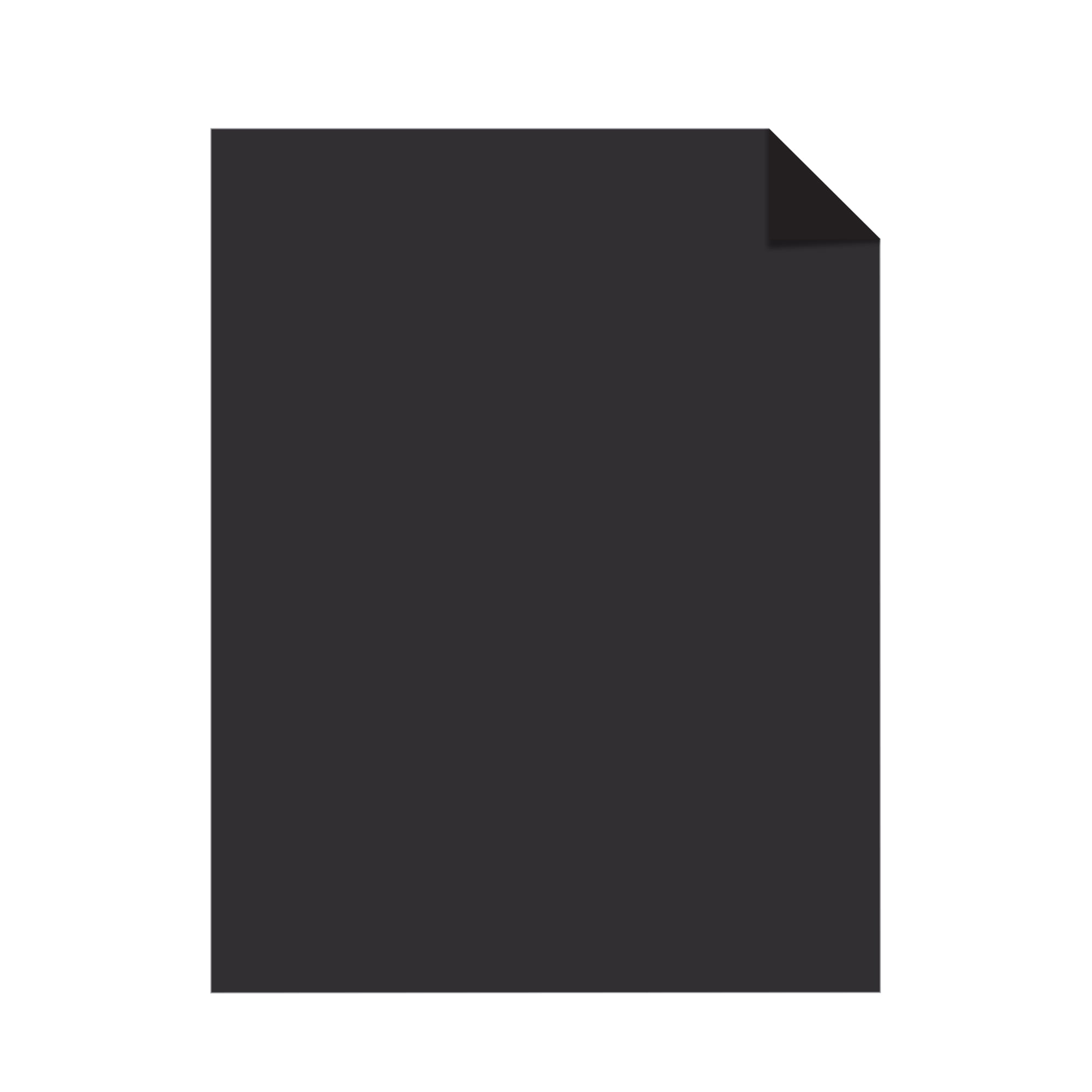 Astrobrights Premium Smooth Heavy Weight Cardstock, Eclipse Black
