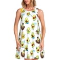 thumbnail image 1 of Fotbe Funny Avocado In Mexican Clothes Vestido de Verano sin Mangas para Mujer – Vestido Midi Línea A, Estilo Camiseta Floral, Vestido Playero Casual y Fluido, 1 of 7