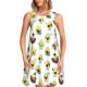 thumbnail image 1 of Balery Funny Avocado In Mexican Clothes Vestidos de verano para mujer con estampado: vestido holgado sin mangas, vestido playero informal y cómodo para días calurosos., 1 of 7