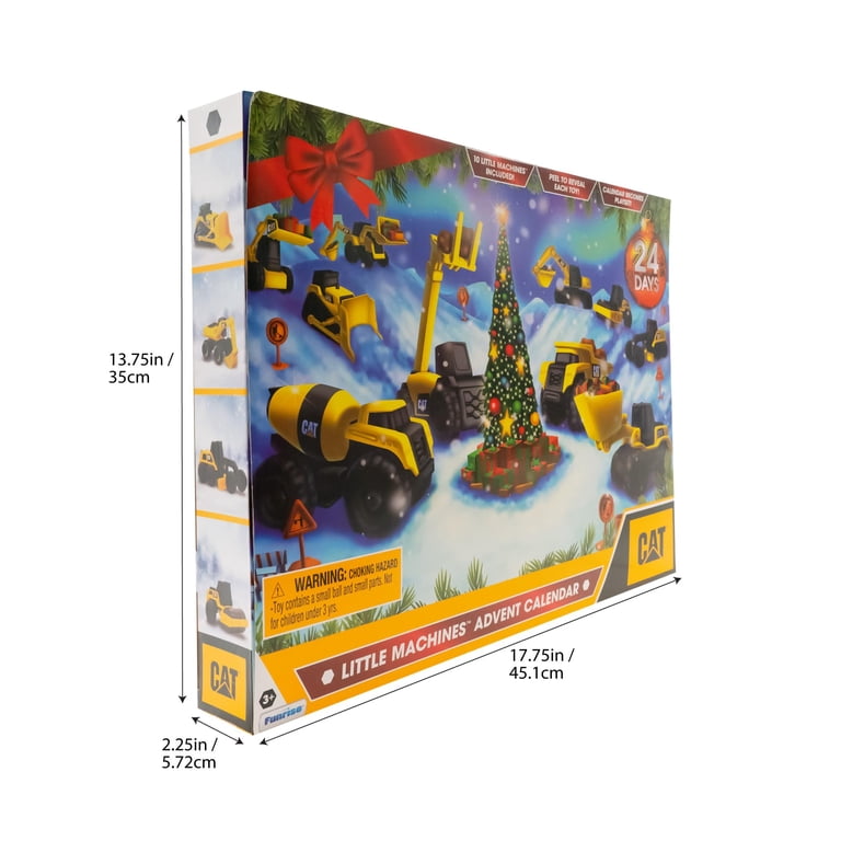 Funrise CAT Little Machines 2023 Advent Calendar, 24 Surprises