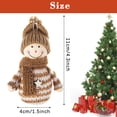 thumbnail image 2 of WWW Christmas Plush Figurines, 2pcs Christmas Decoration Mini Plush Cute Doll Christmas Tree Table Fireplace Decor Hanging for Christmas Office Home Decor and Kids Gift, 2 of 11