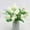 White, variant on Tall Artificial Flowers, Blue Plastic Floral Stems, Home Decoration Accent, Realistic Fake Blooms, Waterproof Non-Fade Display, Office Wedding Decor