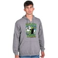 thumbnail image 3 of Popeye Always Drippin Never Trippin Men Big & Tall Zip Hoodie Brisco Brands 2X, 3 of 5