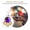 thumbnail image 2 of OULII Base de Boule de Cristal Créative en Alliage Doré 1Pcs pour Exposition, 2 of 8