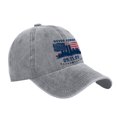 thumbnail image 2 of Unisex 911 Never Forget Hats 9/11 25th Anniversary Baseball Cap We Will Never Forget Hat 9/11 Patriot Day Commemorative Trucker Hat Gray, 2 of 5