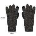 thumbnail image 2 of Guantes de invierno para mujer para clima frío, guantes térmicos con puños para conducir, 2 of 5