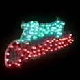 thumbnail image 3 of Northlight 42" LED Lighted Holographic Merry Christmas Outdoor Sign Decoration, 3 of 9