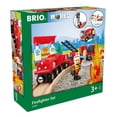 thumbnail image 1 of BRIO 33815 Set de Bomberos de Rescate | Juego de juguetes de tren de 18 piezas con camión de bomberos y accesorios | Pistas de madera para niños | Ideal para niños pequeños de 3 años en adelante, 1 of 5