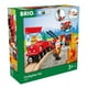 thumbnail image 1 of BRIO 33815 Set de Bomberos de Rescate | Juego de juguetes de tren de 18 piezas con camión de bomberos y accesorios | Pistas de madera para niños | Ideal para niños pequeños de 3 años en adelante, 1 of 5