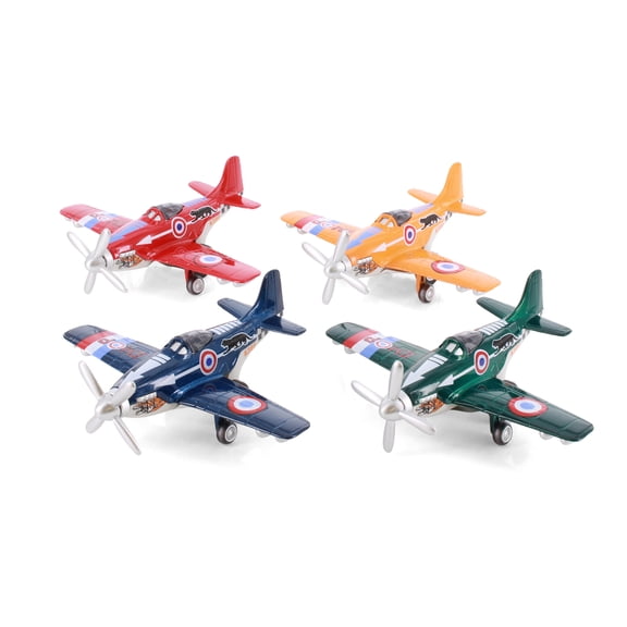 Box of 12 Air Chief Plane Assortment - Showcasts 502D - 4.75" Scale Diecast Model Planes