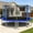 Blue + Steel, variant on AUU 14 FT Trampoline with Enclosure Net, Outdoor/Indoor Sports Fitness and Recreational Trampoline