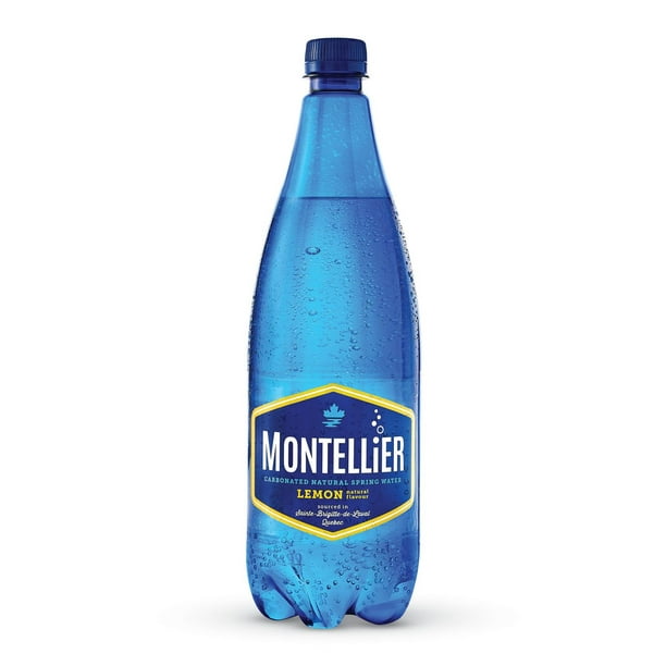 Montellier Eau gazéifiée citron, 1L, 1 bouteille 1L