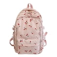 thumbnail image 2 of TIREOW Women Cute Cherry Print Preppy Bag Large Corduroy Bookbag Aesthetic Backpack Kawaii Daypack Lightweight 17-In Laptop Bag Travel Aesthetic Backpack, 2 of 8