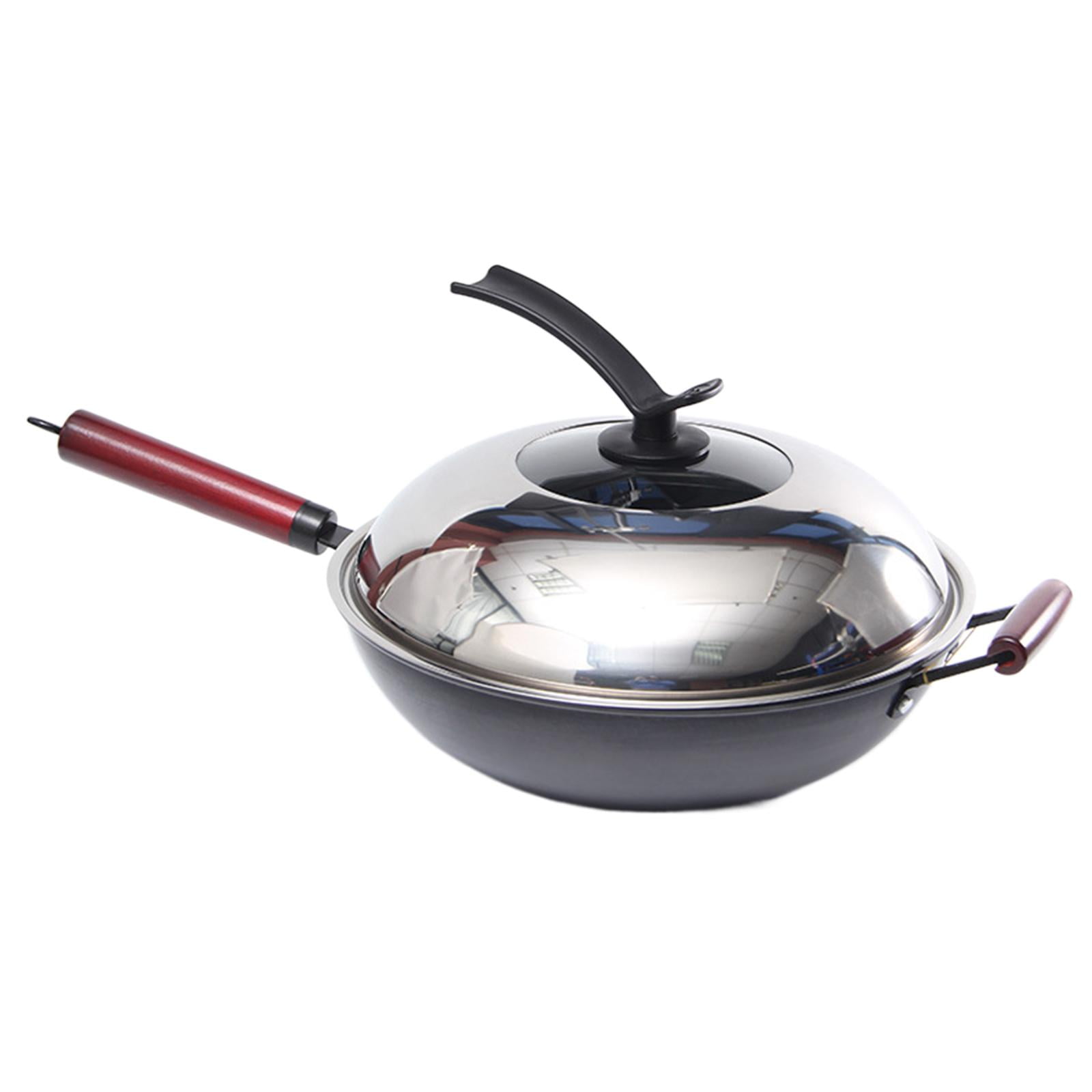 Kitchen Stir Fry Pans with Lid Cookware Pots and Pans Skillet for All Stoves 36cm, Size: 36 cm, Other