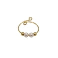 thumbnail image 4 of Anillo de perlas de imitación de alta calidad para mujer, diseño de nicho, anillo de cercanías, nuevo estilo, anillo de cola popular, joyería de mano elegante y simple, 4 of 4