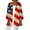Blue, variant on Aboser 4th of July USA Cardigans for Women Retro Stars and Stripes Print Cardigan Loose Open Front Cover Up American Flag Patriotic Cardigans Blue XXL
