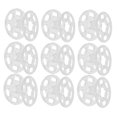thumbnail image 5 of TEHAUX 100Set Snap Fasteners for Sewing Dark Snap Buttons Round White for Clothing Accessories Craft Projects, 5 of 5