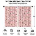thumbnail image 2 of Blackout Kids Curtains,Pink Cow Spotted Pattern Childrens Insulated Curtains Set Of 2,Bedroom Essentials,Toddler Room Decor 42x63in(106x160cm), 2 of 5