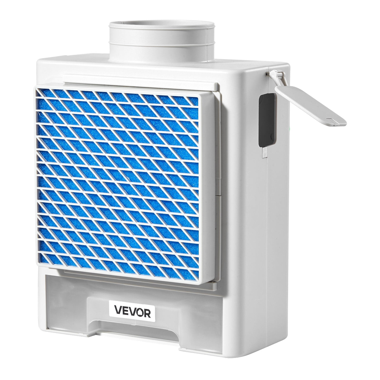 VEVOR 3-in-1 Indoor Dryer Vent Kit,Premium ABS Material with Water Drawer Fits 4 inch Exhaust Port, Smart Overheating Reminder Exhaust Hood & with 4 Purification Pads,For Electric Clothes Dryers