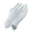 thumbnail image 1 of Fiudx Mangas de Protección Solar para Mujer, Finas Mangas de Seda Helada, Diseño Cómodo y Resistente Al Viento, Accesorio de Ciclismo de Moda para Exteriores, para Usar En Cualquier Temporada, Ideale, 1 of 3