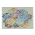 thumbnail image 1 of Colorful Cutting Board, Abstract Mosaic Style Blots Spots Dots Watercolor Circular Illustration, Decorative Tempered Glass Cutting and Serving Board, Small Size, Multicolor, by Ambesonne, 1 of 1