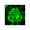 White, variant on CafePress - Green Biohazard Symbol Sticker - Square Sticker 3" x 3"