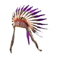 thumbnail image 1 of Sombrero de jefe , banda para el pelo, de plumas para festival, escenario, espectáculo, disfraz, 1 of 8