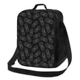 thumbnail image 1 of Balery White Pineapples Caja de Almuerzo y Bolsa de Almuerzo para Hombres y Mujeres, Bolsa de Almuerzo Reutilizable con Gran Capacidad, Bolsa de Almuerzo Aislada, 1 of 7