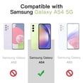 thumbnail image 2 of JETech Case for Samsung Galaxy A54 5G 6.4-Inch, Non-Yellowing Shockproof Bumper Protective Phone Cover, Anti-Scratch Hard PC Back (Lime), 2 of 6