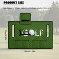 thumbnail image 7 of SEANATIVE Golf Cart Seat Covers Fit for EZGO Yamaha Club Car, Anti-slip 2 Person Club Car Towel Blanket, Portable and Foldable Design, Golf Ball Silhouette Pattern Green, 7 of 7