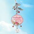 thumbnail image 2 of Collections Etc Stretchy Colorful Angel Wings and Cross Car Charm Ornament with Sentimental Saying - Includes Stretchy Hanging Hook, 2 of 3
