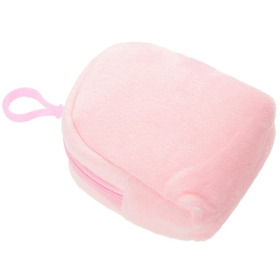 NIYANGLE Little Girl Purse Plush Purse Pink 1Pack For Different Occasions