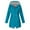 Sky Blue, variant on jsaierl Rain Coat Women Waterproof Hooded Active Outdoor Hiking Windbreaker Fall Casual Jacket Long Sleeve Full Zip Trench Coat