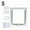 1pc white S, variant on 1pcs pet door, cat door, two-way access door, glass acrylic board, cat and dog house