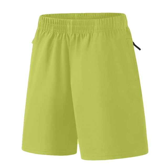AWZXDE Boys Athletic Shorts Training Basketball Running Gym Workout Activewear For Kids
