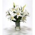 thumbnail image 1 of Waterlook White Casablanca Lilies in Glass Cylinder, 1 of 1