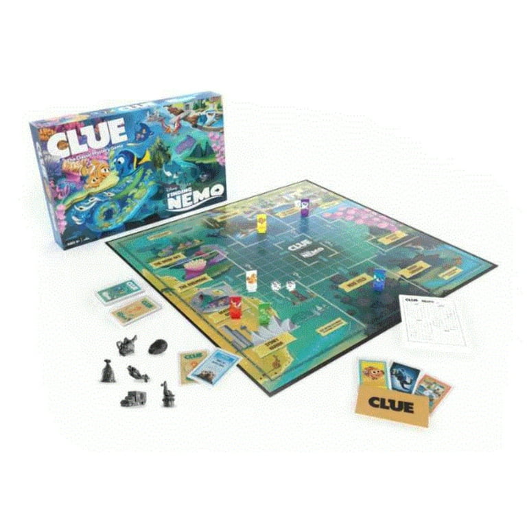 USAopoly CLUE Finding Nemo Game, Disney Pixar Mystery, Dory