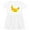 White with Speckles, variant on Inktastic Adorable and Yummy Bananas Girls Toddler Dress