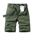 thumbnail image 1 of Owordtank Mens Casual Cargo Shorts with Pockets, 1 of 3