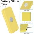 thumbnail image 2 of Compatible with Apple Vision Pro Battery Case,Silicone Apple VR Battery Protective Case Cover,Anti-Scratch,Fall-Proof Soft Case Battery Accessories(Yellow), 2 of 5